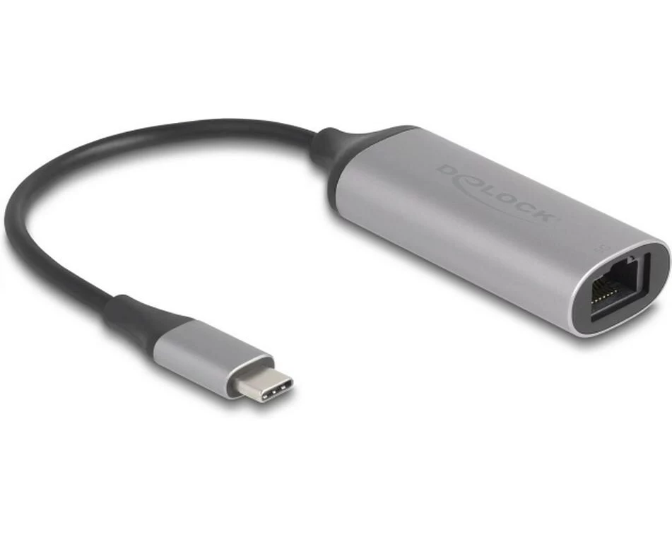 Delock Netzwerk-Adapter USB-C – RJ45 5 Gbps USB Typ-C
