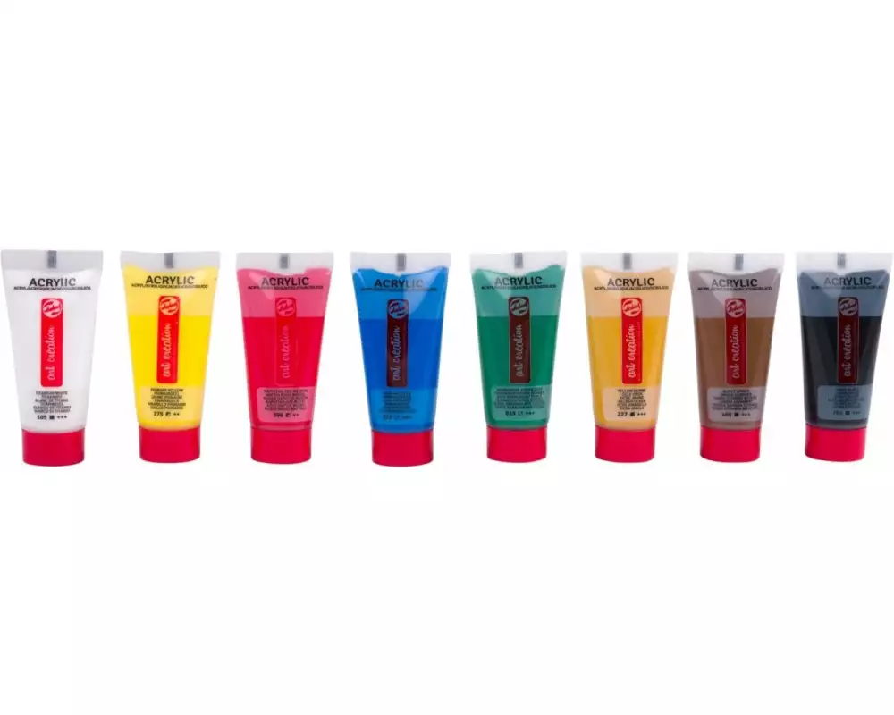 Talens Acrylfarbe Art Creation 8er Set, Mehrfarbig