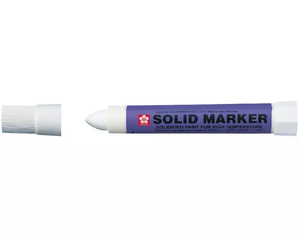 Sakura Permanent-Marker Solid Breit, Weiss