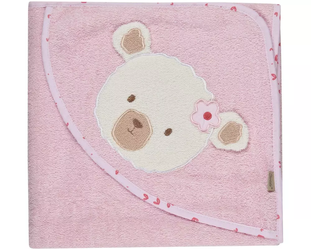 Sterntaler Kapuzenbadetuch Bär Betty Rosa