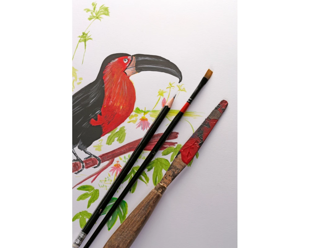 CLAIREFONTAINE Paint'On A3 96536C Weiß 40 Blatt