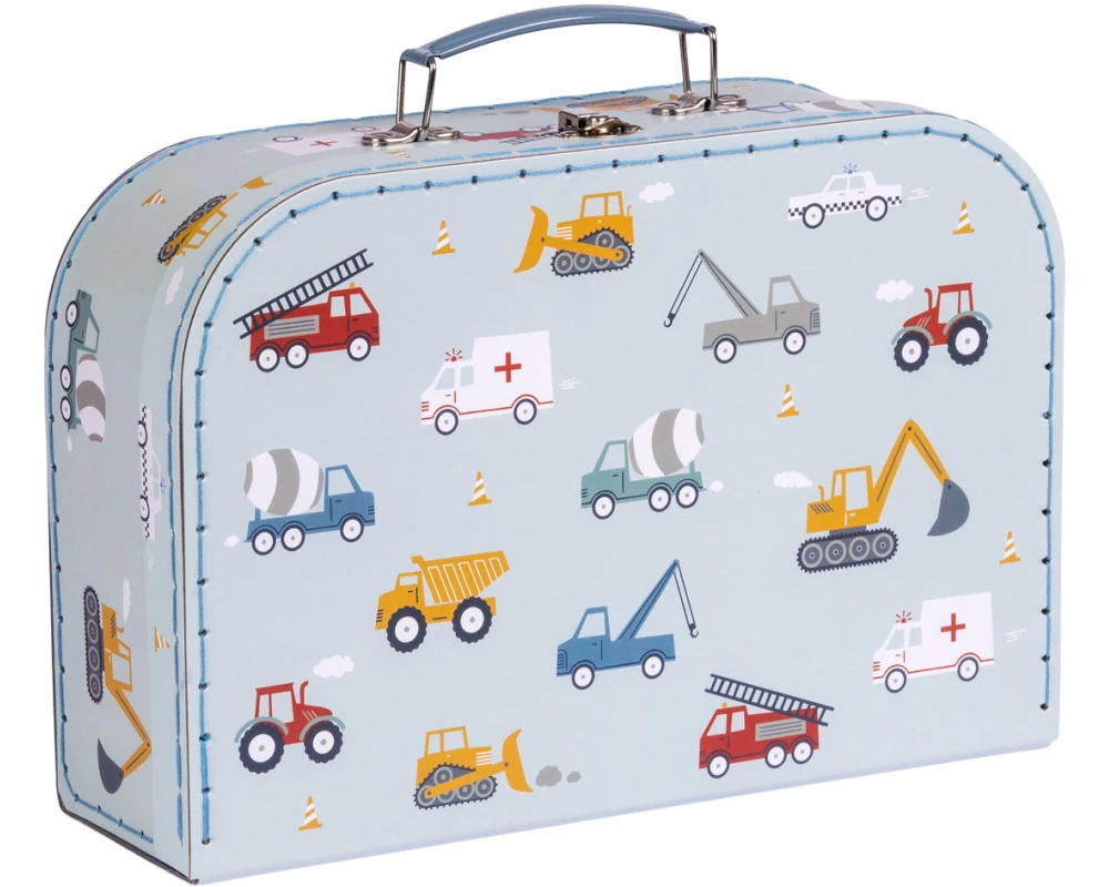 A Little Lovely Company Spielzeugkoffer Fahrzeuge