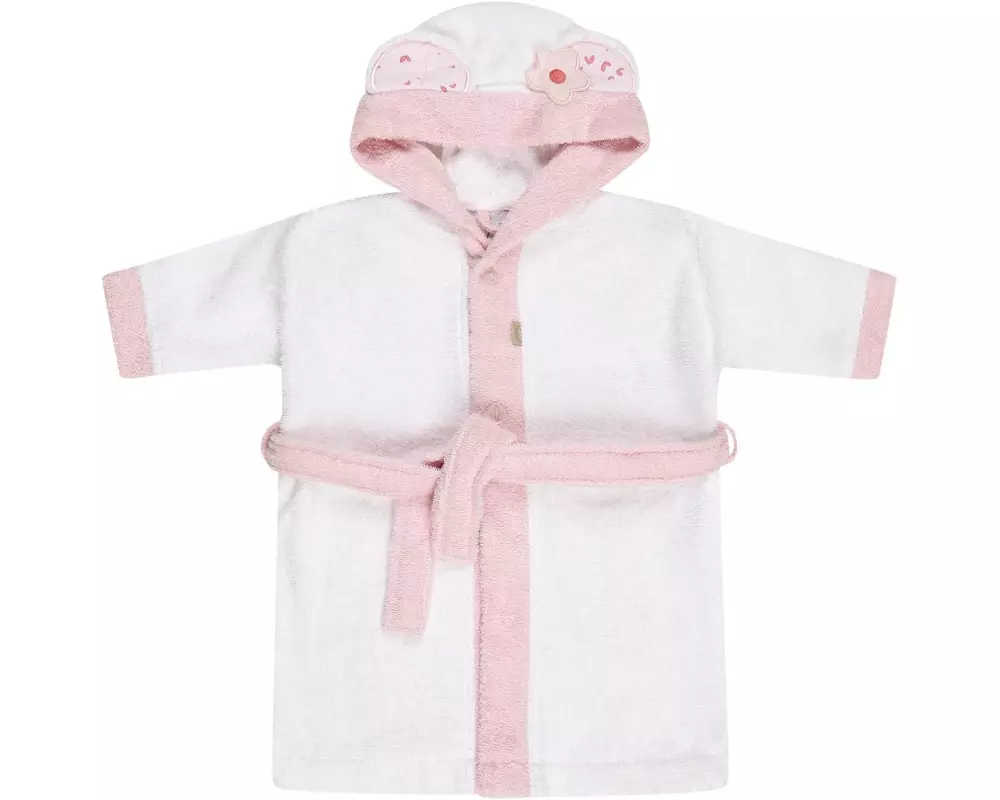 Sterntaler Bademantel Bär Betty Weiss/Rosa, 98/104