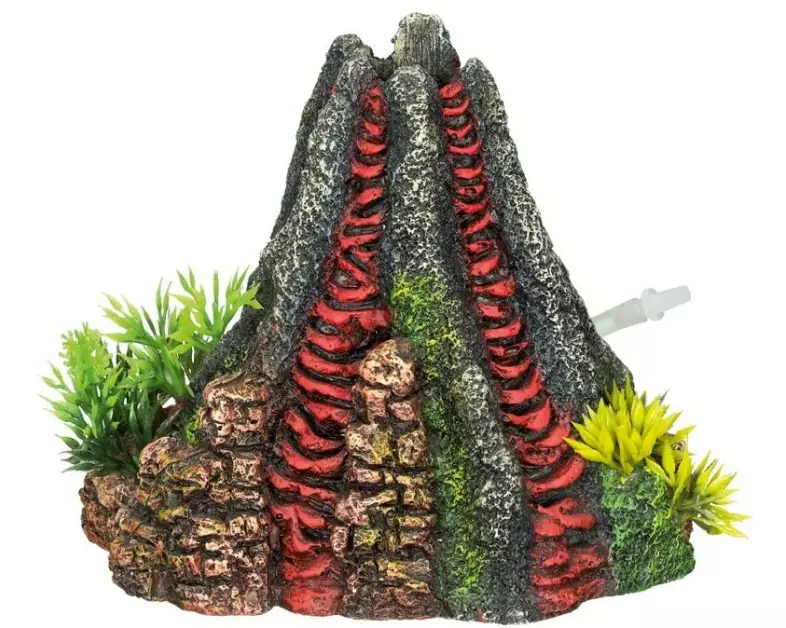 Nobby Aqua Ornaments Vulkan mit Pflanzen 14 x 13 x 12.5 cm