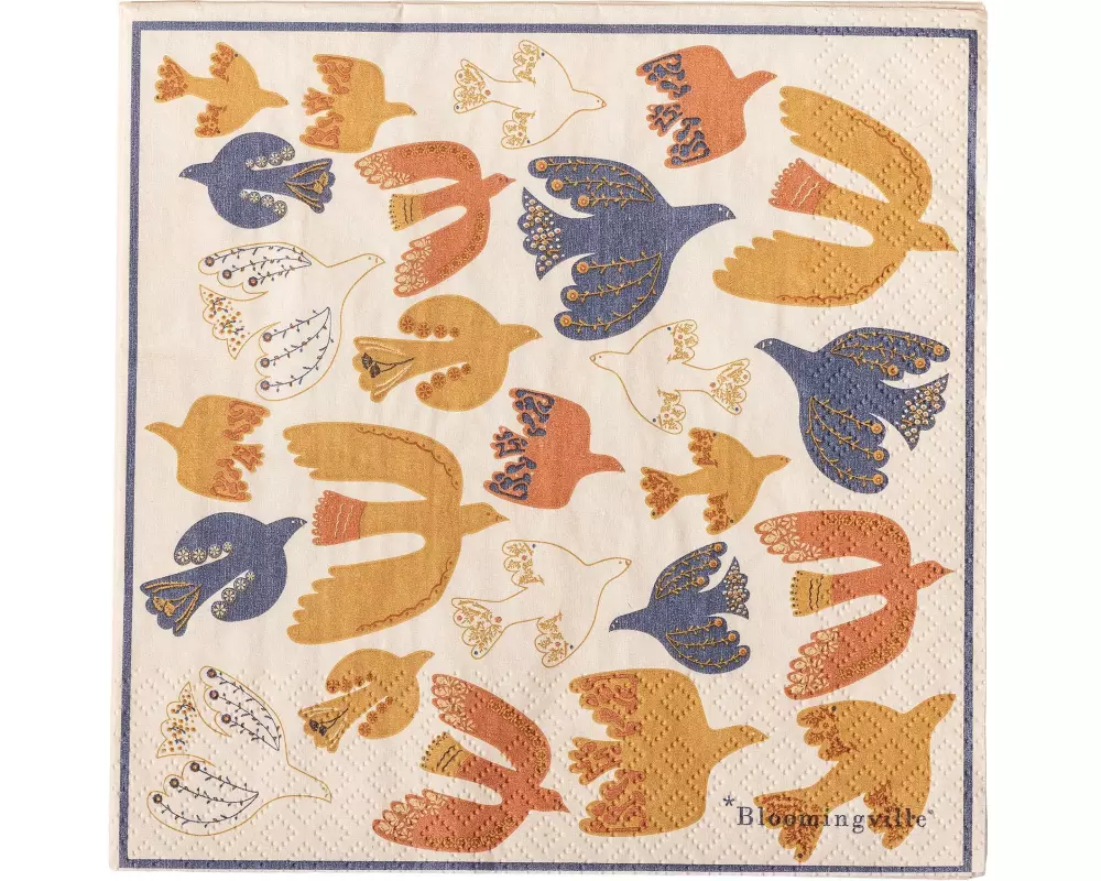 Bloomingville Papierservietten Anniversary 33 cm x 33 cm, 20 Stück