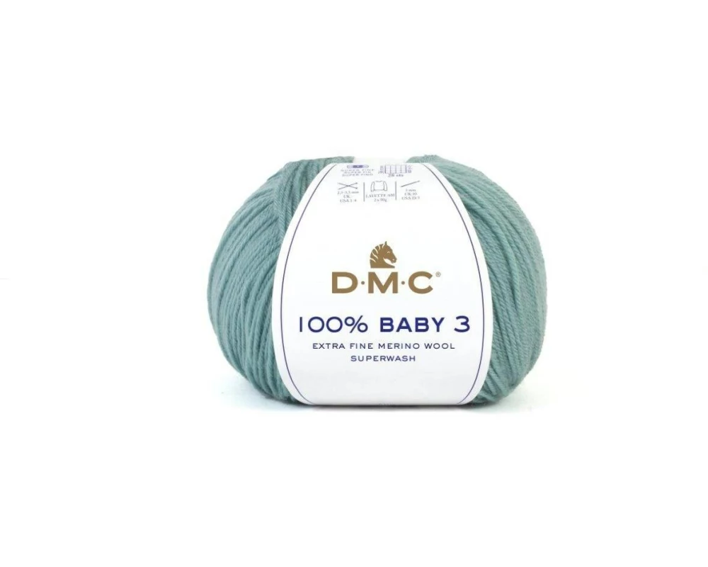DMC Wolle 100% Baby 3 Salbei
