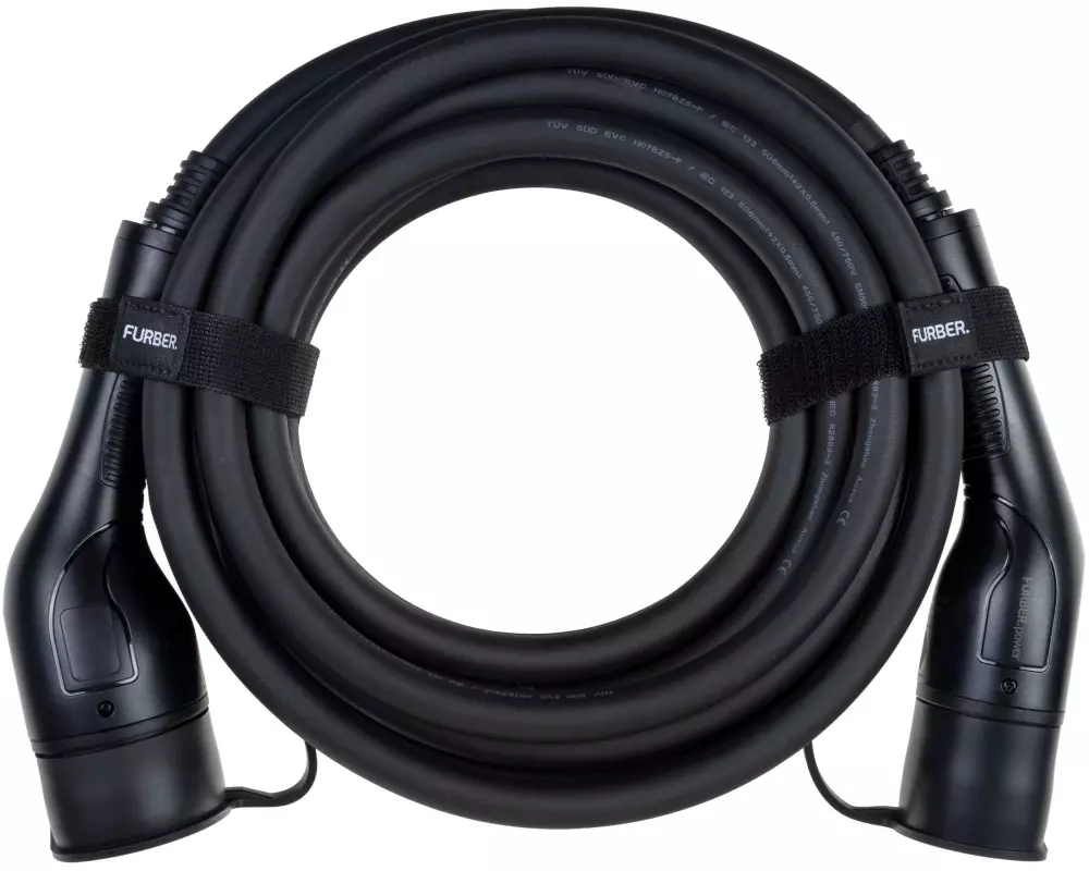 FURBER.power Ladekabel FREYJA Typ 2 22 kW 8 m