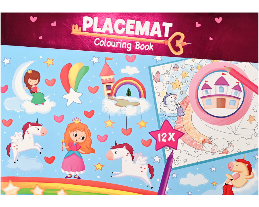 ROOST Malblock Tischset 30x42cm SC830 2 Stück assortiert