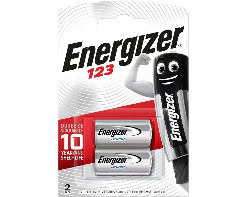 Energizer Photobatterie Lithium 123 , 2 Stück