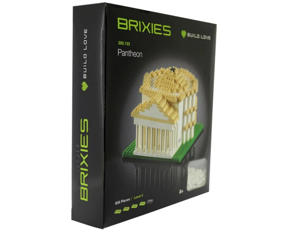 BRIXIES Bausteinmodell Pantheon aus 634 Bausteinen