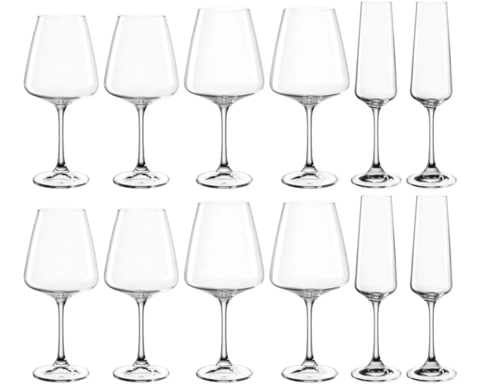 Leonardo Weingläser-Set Paladino 660 ml, 12-teilig, Transparent