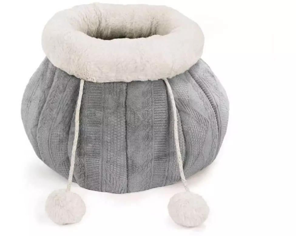Record Korbhöhle Pompon 35 x 35 x 23 cm, Grau