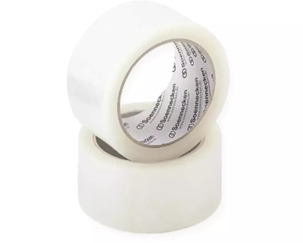 Soennecken Verpackungsband 50 mm x 66 m, Transparent, 6 Stück