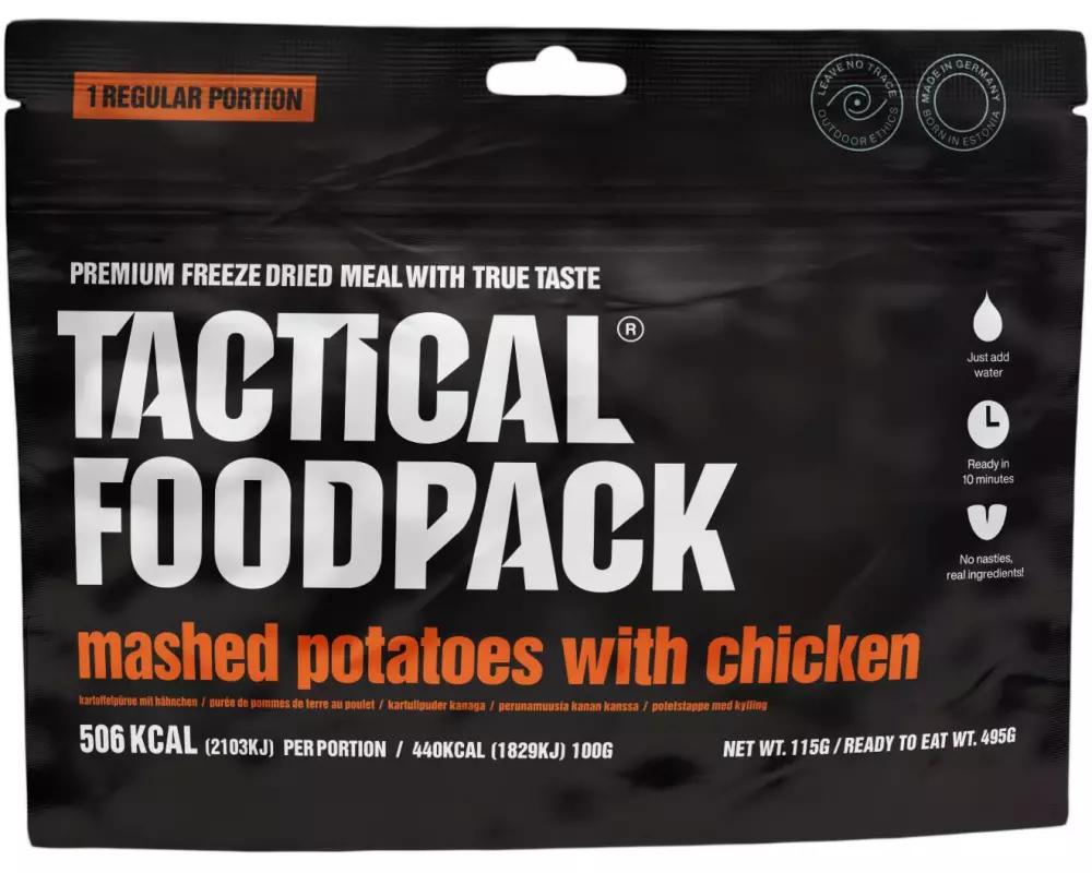 Tactical Foodpack Hauptgericht Kartoffelpüree mit Huhn