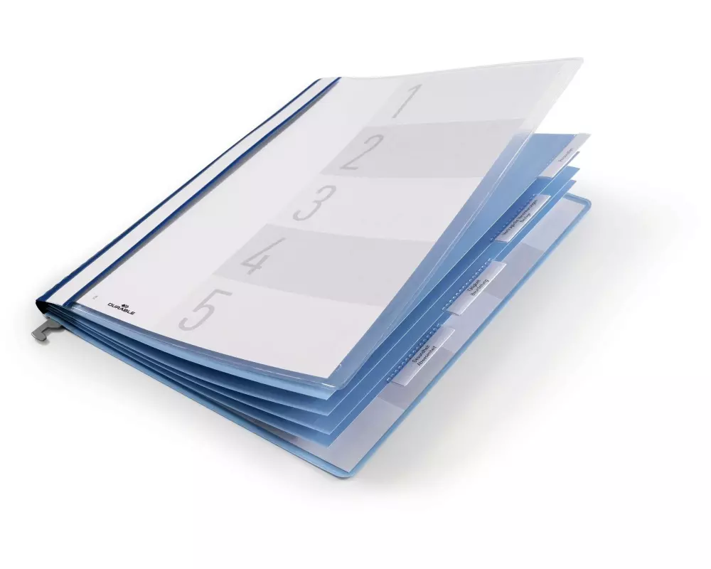 DURABLE Hängeregister Blau, 5 Stück