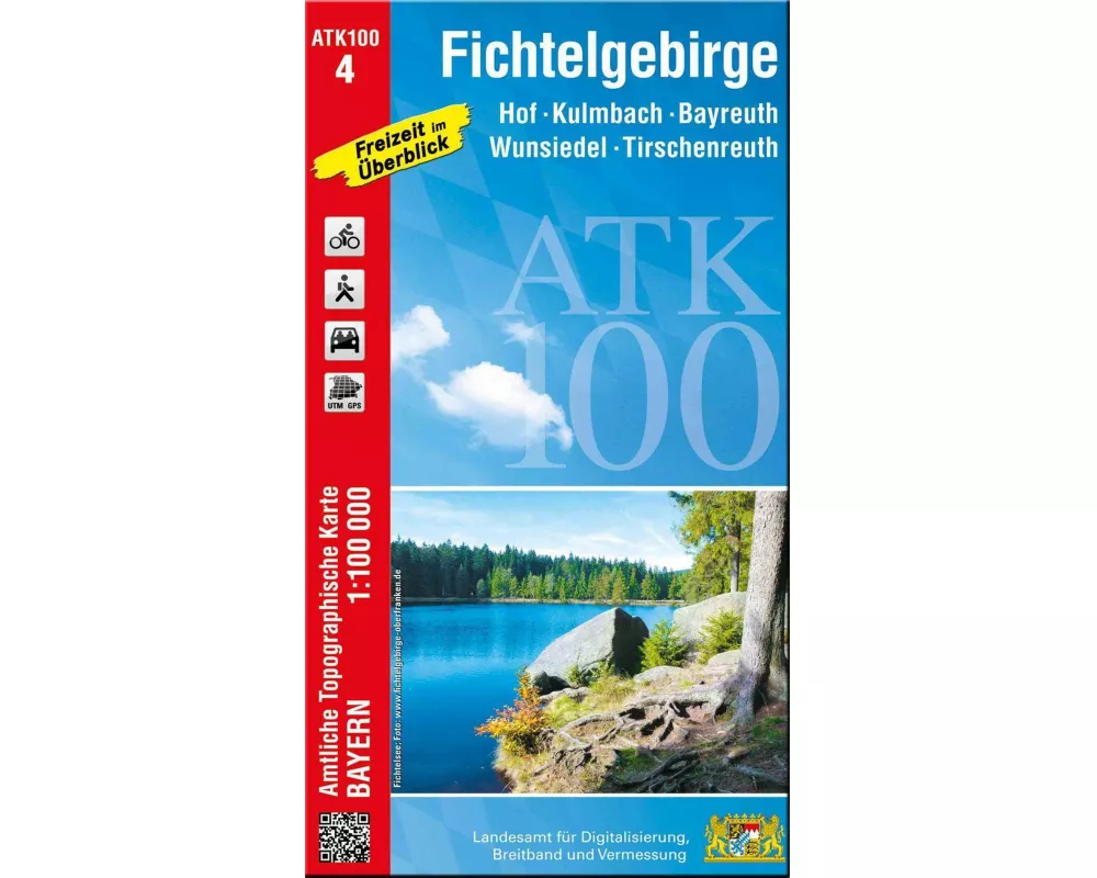 ATK100-4 Fichtelgebirge (Amtliche Topographische Karte 1:100000)