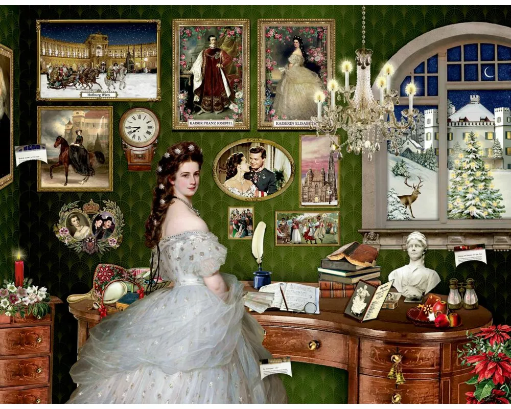 Zettelkalender Weihnachten mit Sissi