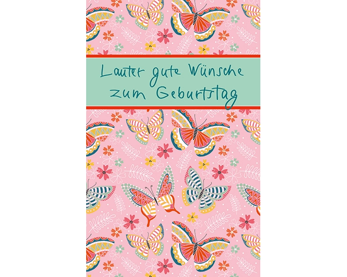 Lauter gute Wünsche zum Geburtstag