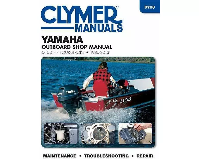 Yamaha 6-100 Hp Clymer Outboard Motor Repair Manual
