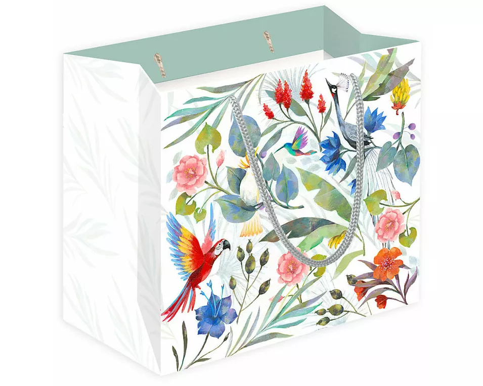 Geschenktasche. Vögel