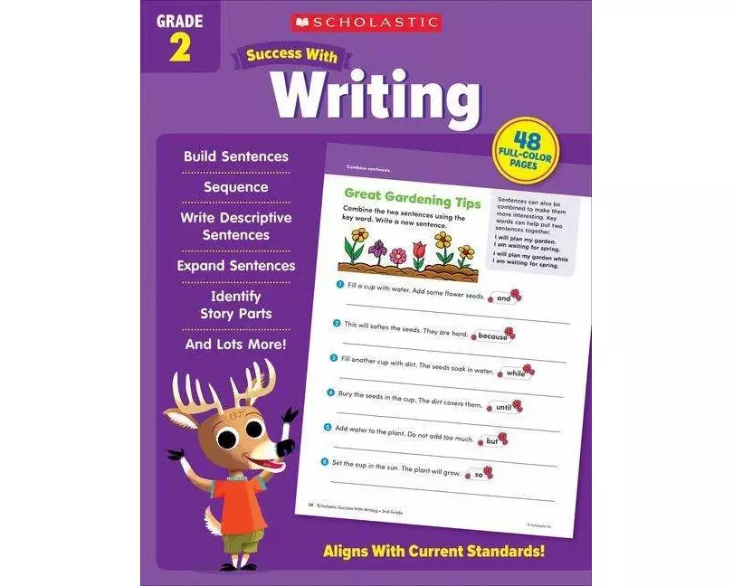 Scholastic Success with Writing Grade 2 Workbook