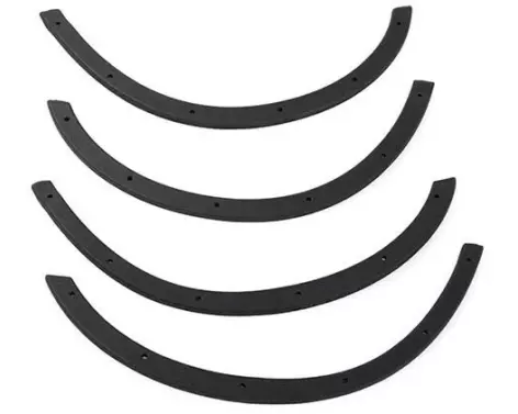 RC4WD Kotflügelverbreiterungen S TRX-4 21 Bronco, Schwarz, 4 Stück