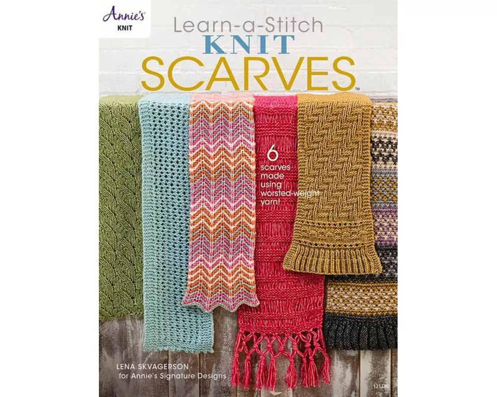 Learn-a-Stitch Knit Scarves