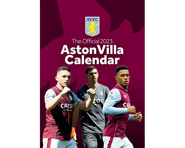 Official Aston Villa FC A3 Calendar 2023