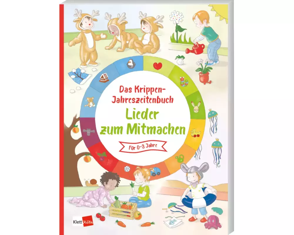 Das Krippen-Jahreszeitenbuch: Lieder zum Mitmachen