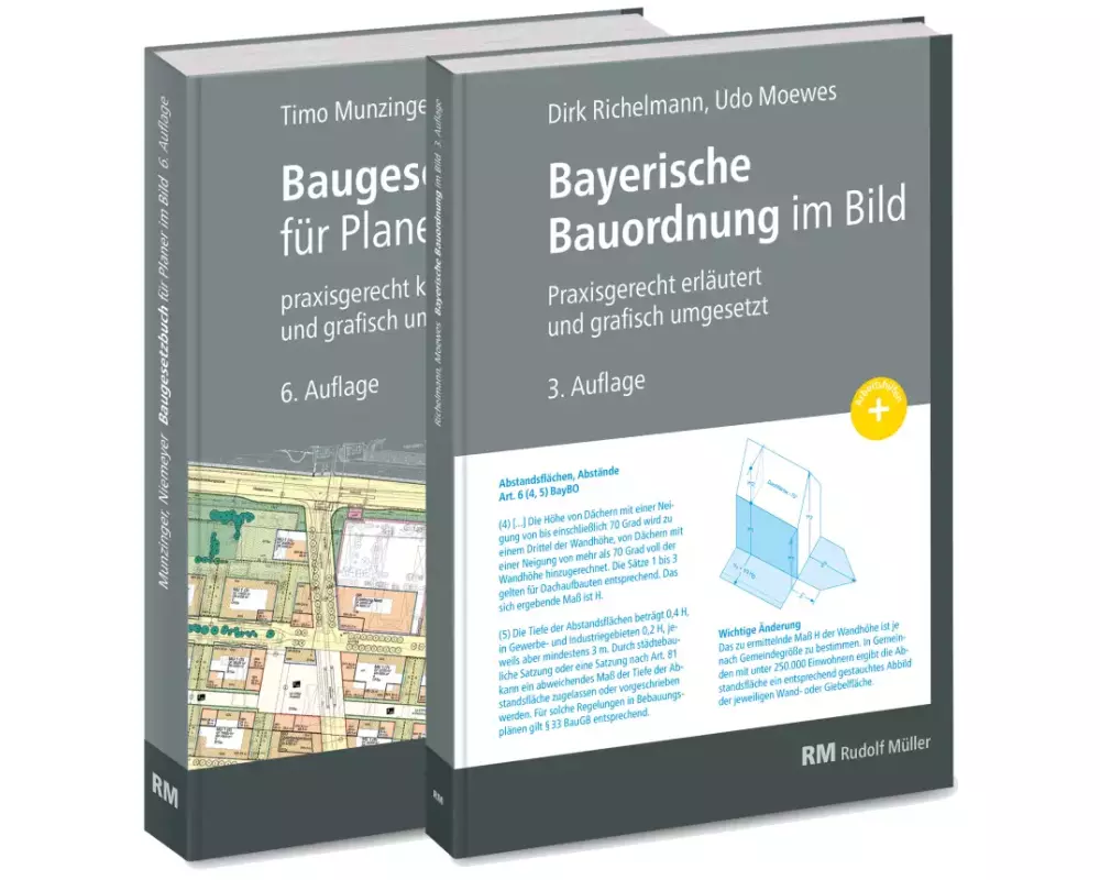Buchpaket: Baugesetzbuch für Planer im Bild & Bayerische Bauordnung im Bild