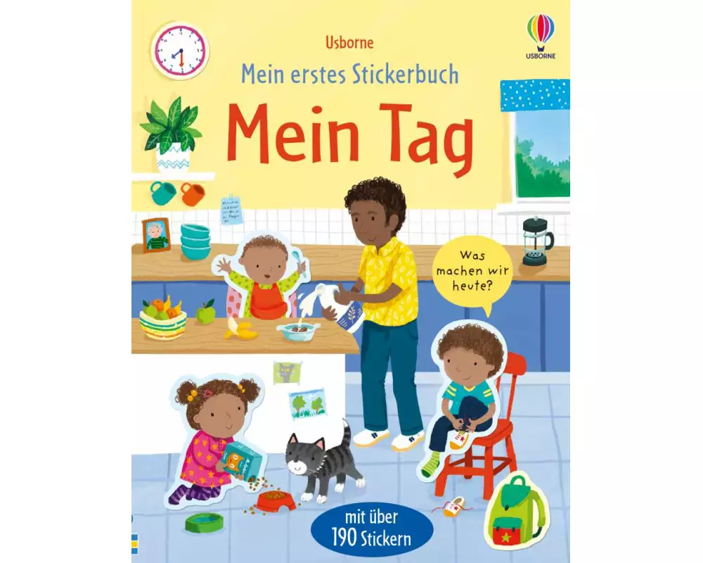 Mein erstes Stickerbuch: Mein Tag