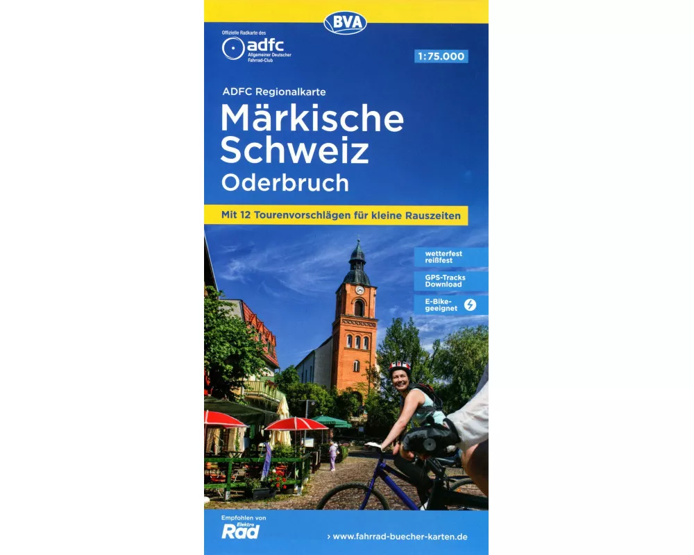 BVA ADFC Regionalkarte Märkische Schweiz Oderbruch 1:75.000
