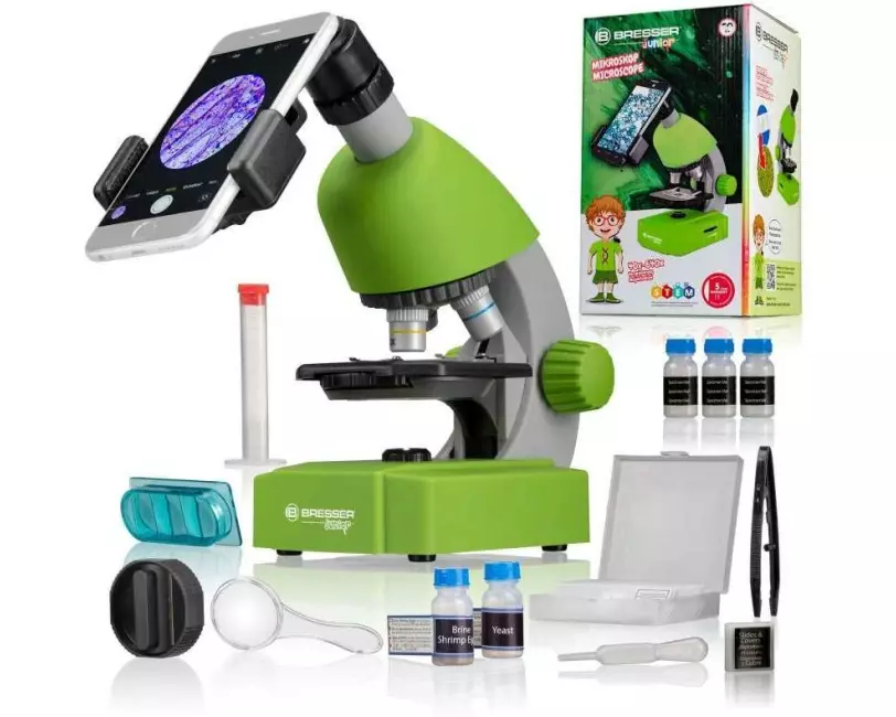 Bresser junior Mikroskop Junior 40x-640x Grün