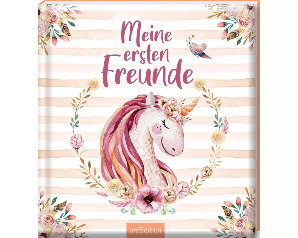 Meine ersten Freunde – Einhörner (Aquarell-Optik)