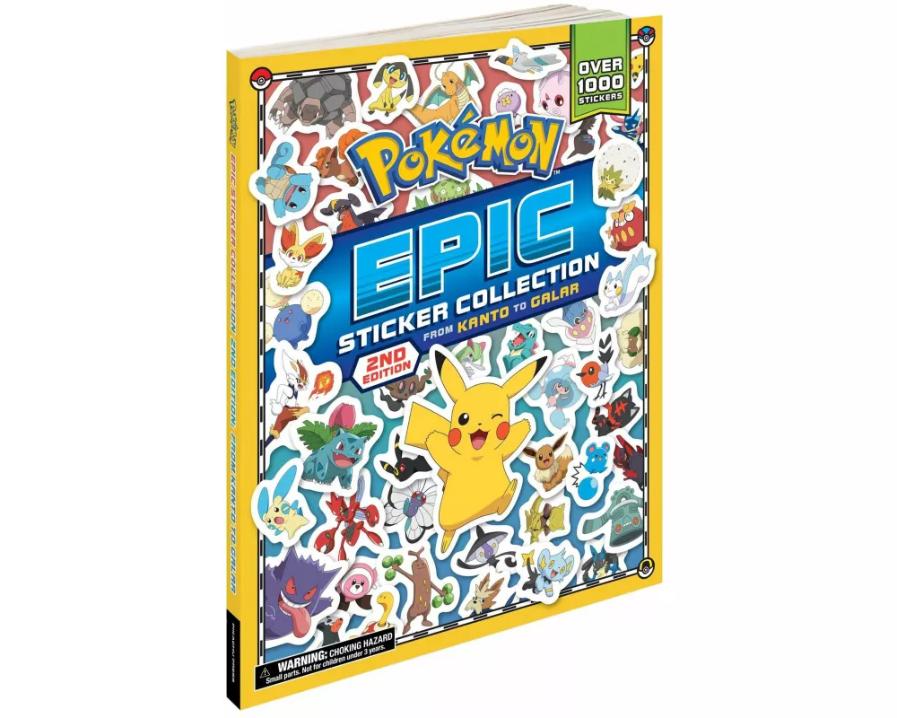 Pokemon Epic Sticker Collection 2nd Edition: From Kanto to Galar