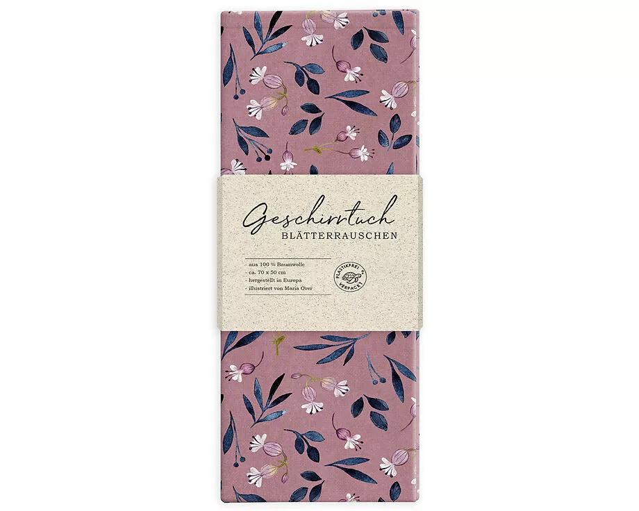 Geschirrtuch. Blüten