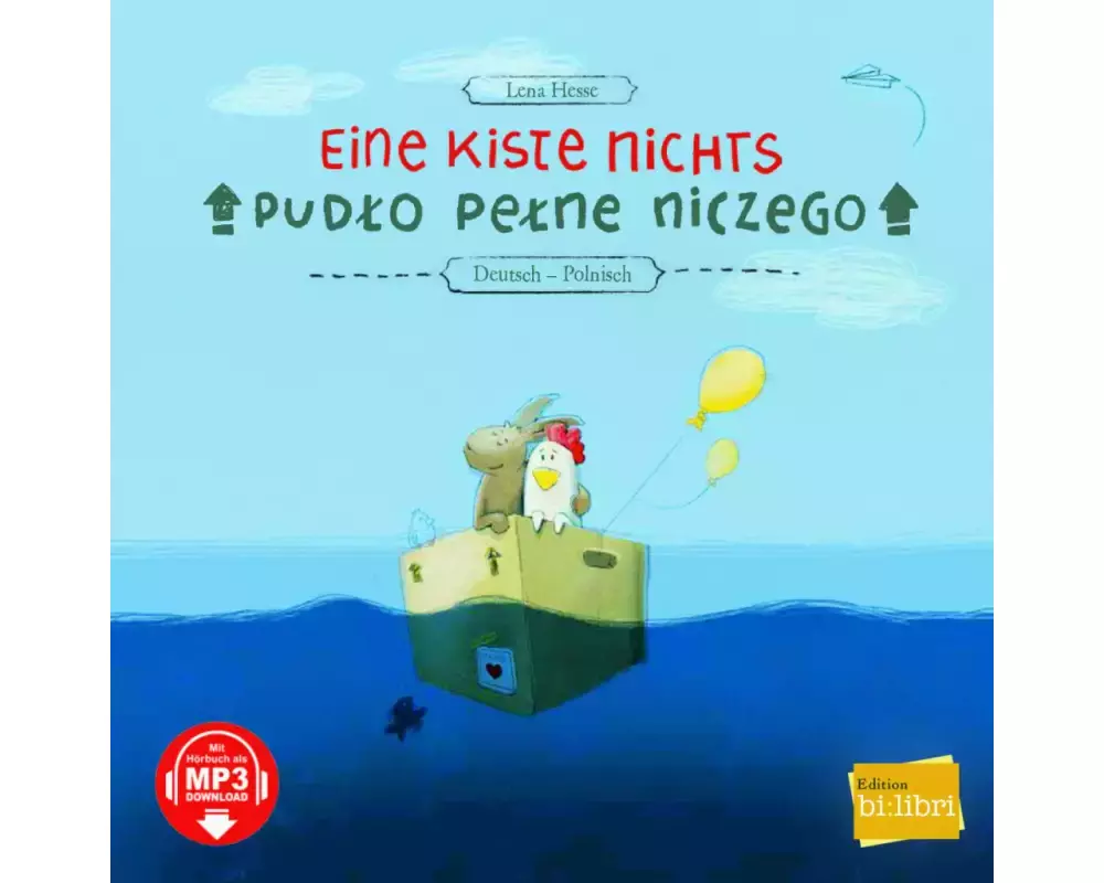 Eine Kiste Nichts. Kinderbuch Deutsch-Polnisch