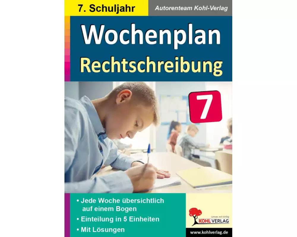 Wochenplan Rechtschreibung / Klasse 7