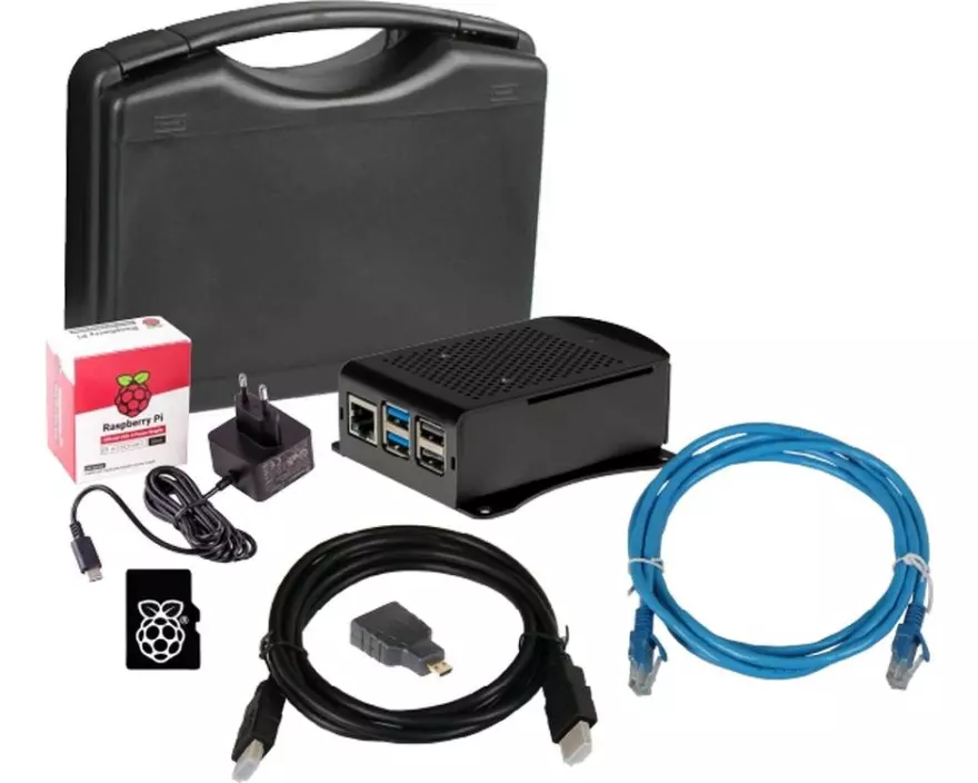 jOY-iT Entwicklerboard Raspberry Pi5, 4 GB Set, SD, PSU, Case, HDMI