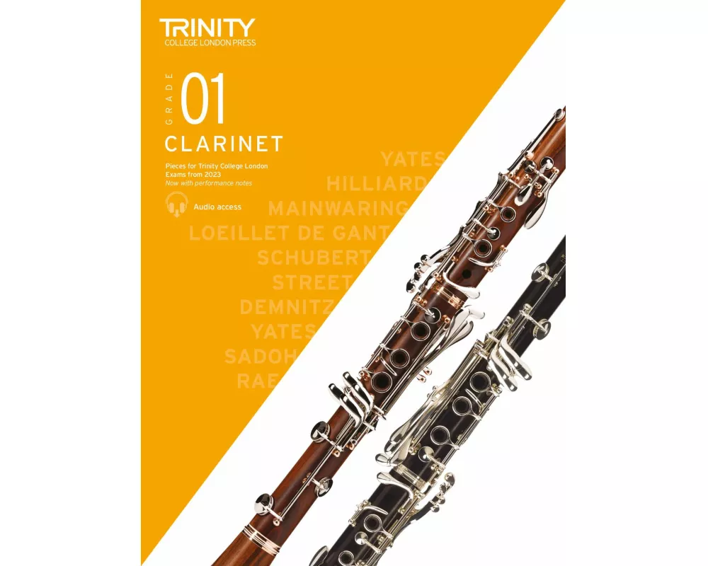 Trinity College London Clarinet Exam Pieces from 2023: Grade 1