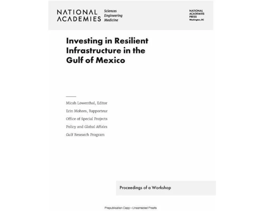 Investing in Resilient Infrastructure in the Gulf of Mexico