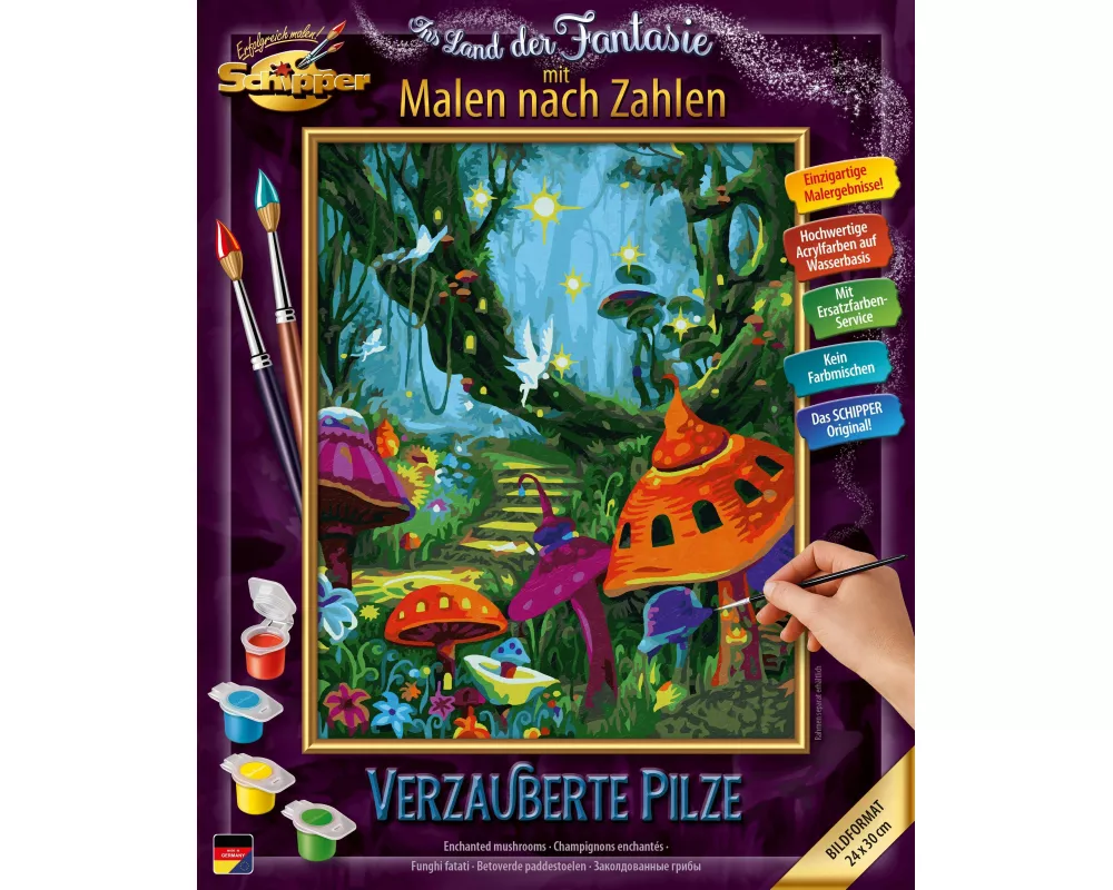 Schipper Malen nach Zahlen - Verzauberte Pilze