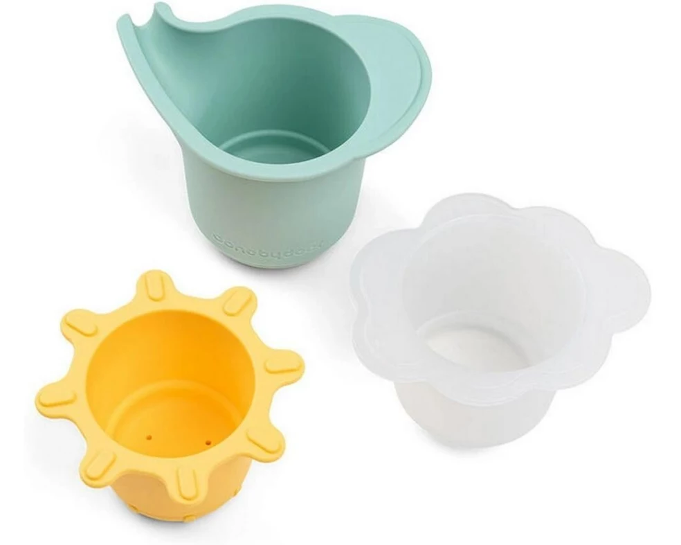 done by deer Wasserspass & Stapelbecher 3 Stück Elphee Farbmic