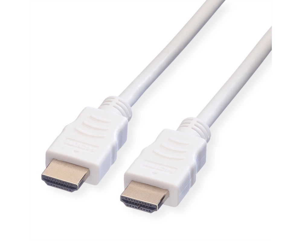 VALUE HDMI High Speed Kabel mit Ethernet, weiß, 10 m