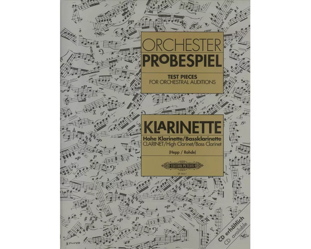 Test Pieces for Orchestral Auditions: Clarinet