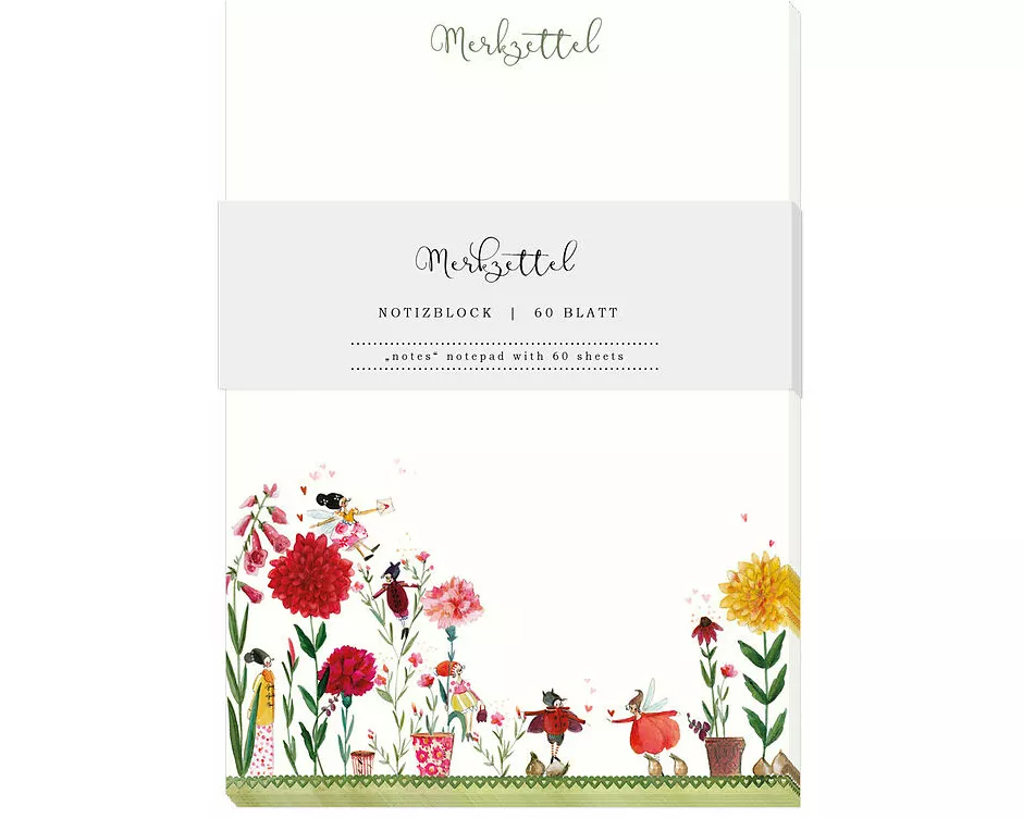 Notizblock. Blumenparadies / A6