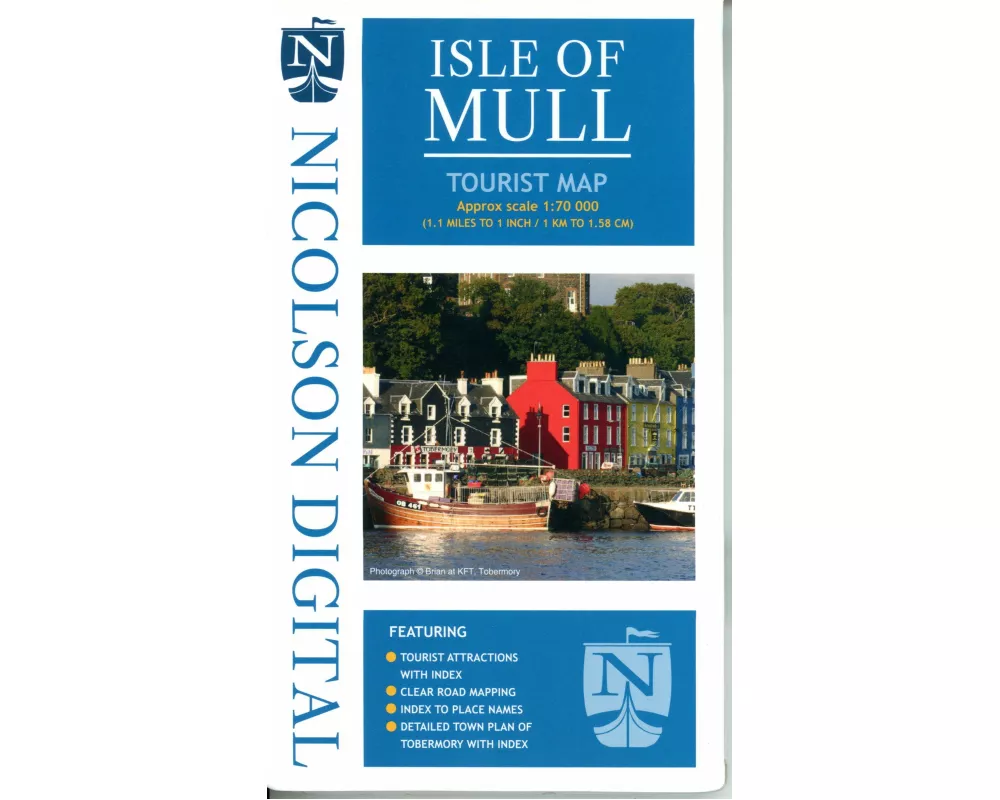 Nicolson Isle of Mull Tourist Map