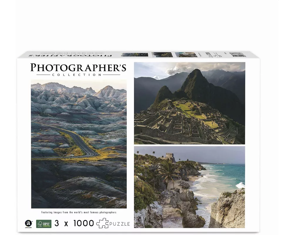 AMBASSADOR - Berge und Klippen 3x1000 Teile (Sam Horine)