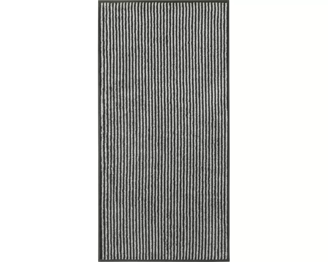 Cawö Duschtuch Two-Tone Stripe 80 x 150 cm, Grau