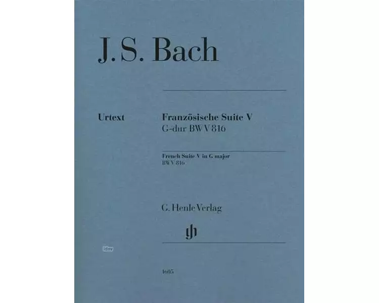 Johann Sebastian Bach - Französische Suite V G-dur BWV 816